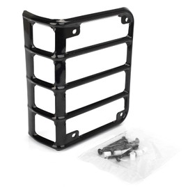 SINLIRU JK Taillight Covers Black Tail Light Guards for 2007-2017 Wrangler JK Rear Light Protectors -Pairs