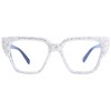 ICARA Shiny Diamond Blue Light Blocking Eyeglasses Oprah style Bling