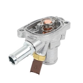 Engine Coolant Thermostat Housing - Compatible for 2013-2016 for Dodge Dart 2012-2017 for Fiat 500 2016-2017 for Fiat 500X thermostat replace 902-3041 34816 757-176 75776 4892642AA 4892642AC 4892642AD