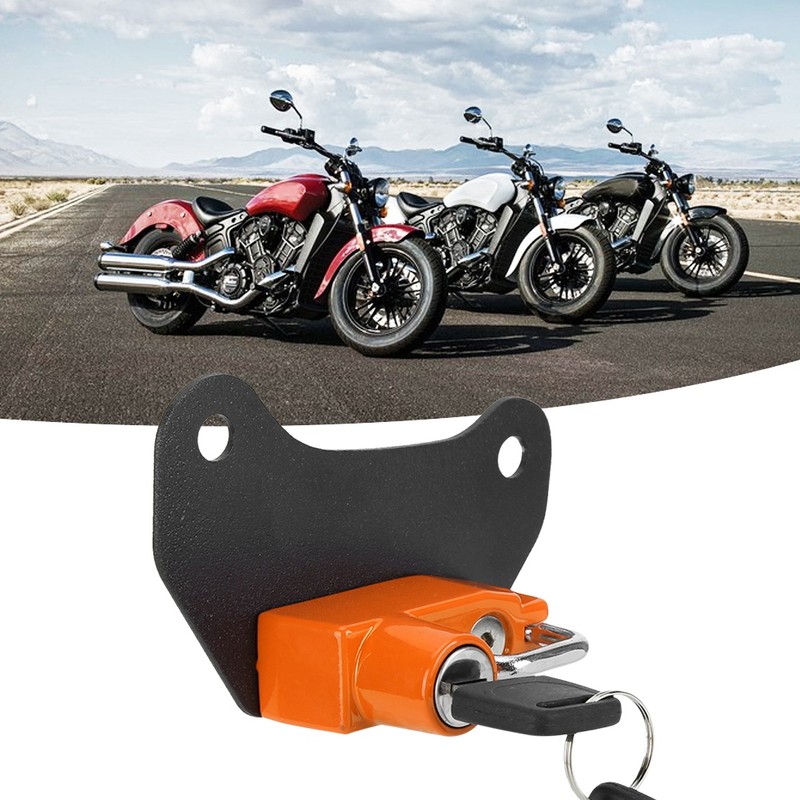 Motorcycle Modification Aluminum Alloy Helmet Lock Mount Hook Fit for