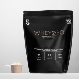 Fuel2Go Whey2Go Proteína de Suero de Leche 100 Aislada (Whey Protein Isolate)  26g x porción, Bajo en Carbohidratos, Bajo en Grasa, Sin Lactosa