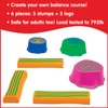 edxeducation Step-a-Trail - 6 Piece Backyard Obstacle Course for Kids