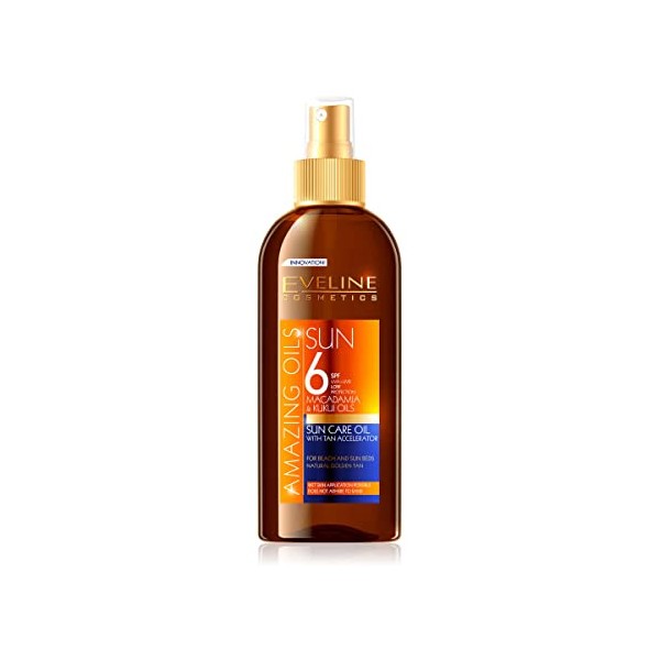 Eveline Oil with Tanning Accelerator SPF 6 150ml Sun Bronze