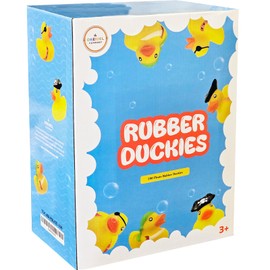 St. Patrick's Pirate Rubber Duck Toy Duckies for Kids, Bath Birthday Projects Gifts Baby Showers Classroom Summer Beach and Pool Activity Party Favors, 2" (25-Pack)