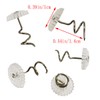 100 Pcs Bedskirt Pins, Twist Pins with Clear Heads, Bed