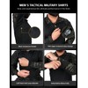IDOGEAR OUTDOOR Tactical CAMO Shirts 1/4 Zipper Combat Shirts Long
