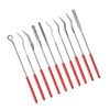 Diamond File Set, Assorted Diamond Mini Riffler Needle File Set,