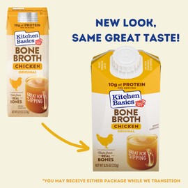 Kitchen Basics Original Chicken Bone Broth, 8.25 oz (Pack of 12)