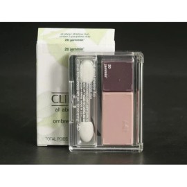 Clinique ALL ABOUT SHADOW DUO EYESHADOW .07oz./2.2g 100% JAMMIN
