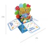 SYTHAK Happy Birthday Card,3D Greeting Birthday Card, Pop Up Card