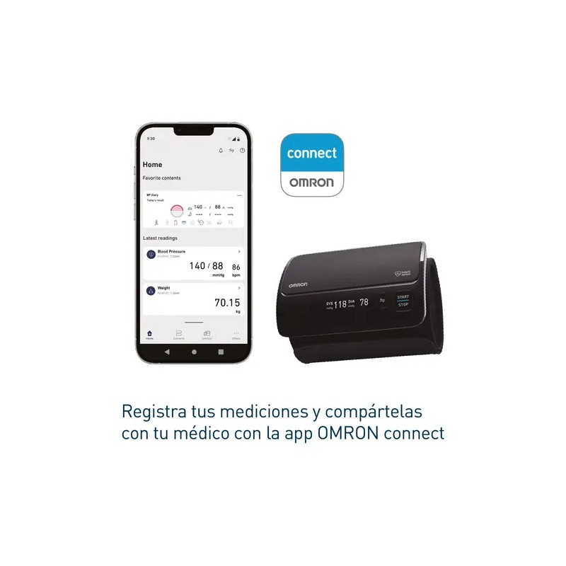 OMRON EVOLV – Baumanómetro de Presión Arterial Automático Inalámbrico para