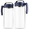 Komax Set of 2 Plastic Water Pitcher with Lid –