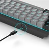 MageGee Portable 60% Mechanical Gaming Keyboard, MK-Box LED Backlit Compact