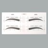 Selzen Newtype Eyebrow Drawing Helper Sticker (1 Sheet) Eyebrow Drawing Template / Selzen 뉴타입 눈썹그리기 도우미 스티커 1장 눈썹그리기틀