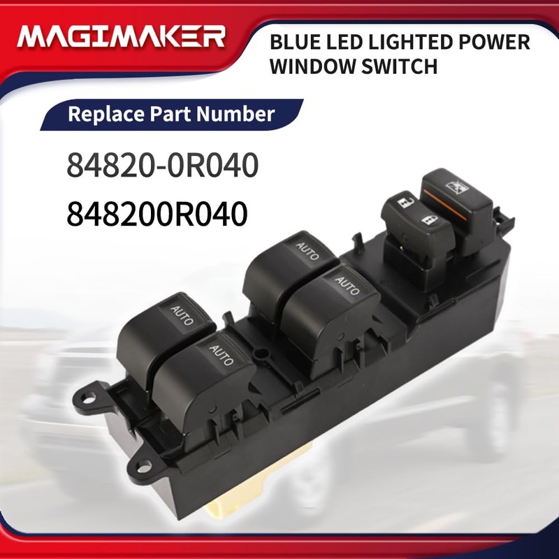Magimaker 84820-0R040 Power Window Switch Control Panel Front Left Driver