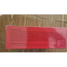 TEA POT LYCHEE BLACK TEA 100 TEA BAGS