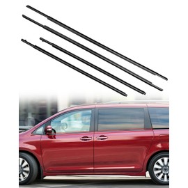 Car Window Weatherstrip Fit for Toyota Sienna 2011-2020, Upgrade Sun-Proof Window Moulding Trim Seal Belt Replace 6816008020 6821008020 6818008020 6823008020