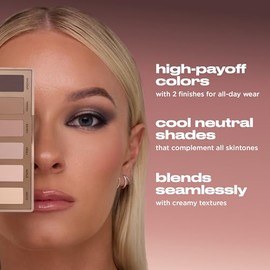 Urban Decay Naked 2 Basics – Paleta de Sombras Mate, 6 Tonos Neutros de Acabado Mate, Alta PIgmentación, Ultracombinables y Larga Duración, Formato Mi