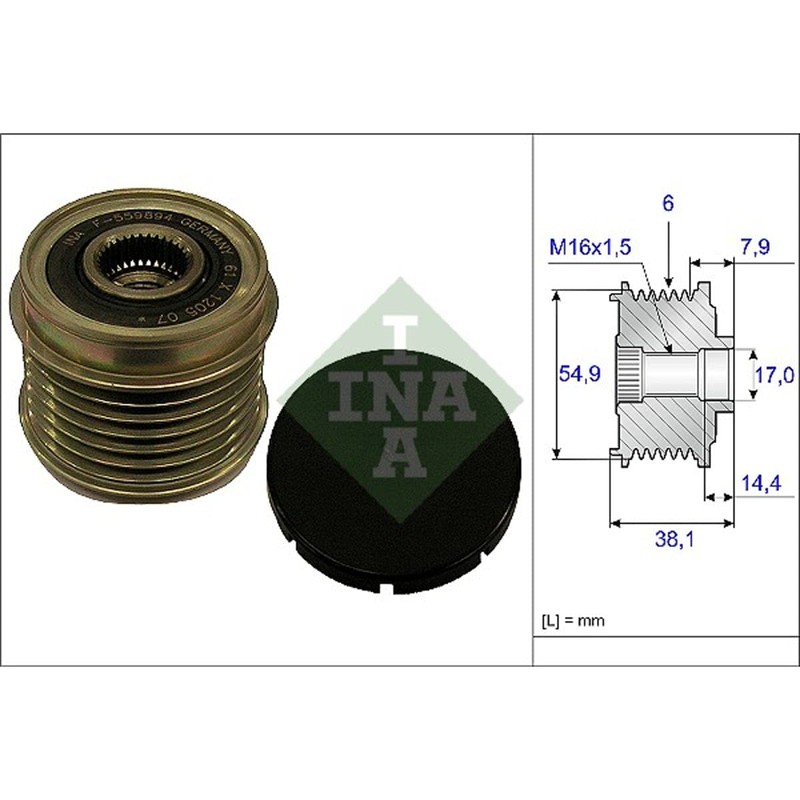 INA 535 0176 10 Generator Freewheel