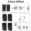6PCS Juego de Rodilleras Coderas y Muñequeras Ajustable EVA Engrosada