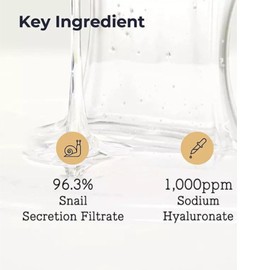 Snail Repair Essence 100ml - 96% Snail Mucin & Hyaluronic Acid Serum for Face, Intensive Hydration & Skin Repair, Korean Skincare, Anti-Aging & Pore Minimizing Serum for Dull