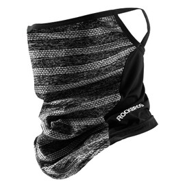 Rockbros Face Cover, Face Mask, Summer, UV Protection, Cooling Sensation, Neck Cover, Neck Warmer, Sun Protection, UPF 50+, No Stuffiness, Women's, Men's, Sweat Absorbent, Quick Drying, Ear Hook, Sports, Motorcycling, Running, Golf, Fishing, Black