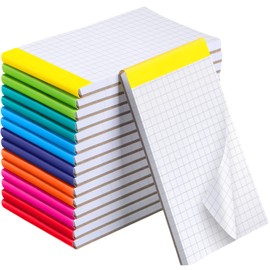 Tenceur 16 Pcs Graph Notepads 3 x 5 Inch Small Graph Grid Math Notebooks Pocket Lined Graph Memo Pads Scratch Pads Mini Writing Pads with 100 Pages Pads for School Classroom Supplies Homework