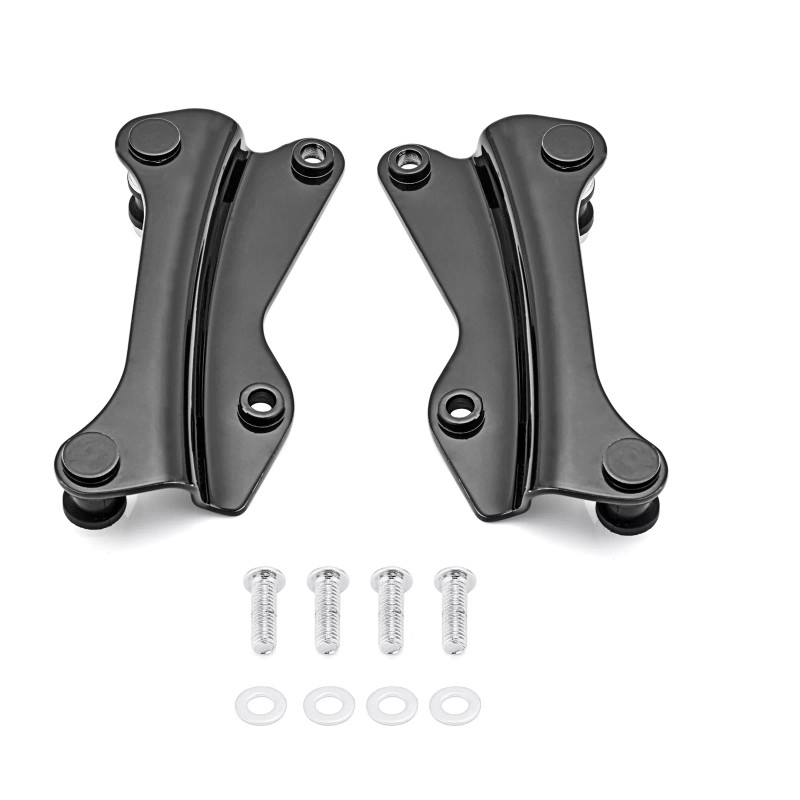 XR Gloss Black 4 Point Docking Hardware Kit For Harley