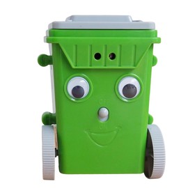 DIY Vacuum Cleaner Robot Kit, STEM Projects Science Kits for Teens, Mini Trash Can Shaped IR Sensor Assemble Robot Kit, Great STEM Learning Project for School Students and Teens