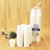 Artnap PS-102 Paper Cups, 3 oz, Pack of 100, White,