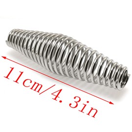 LQ Industrial Stainless Steel BBQ Heavy Duty Cool Touch Stove Smoker Spring Handle Coil Grip