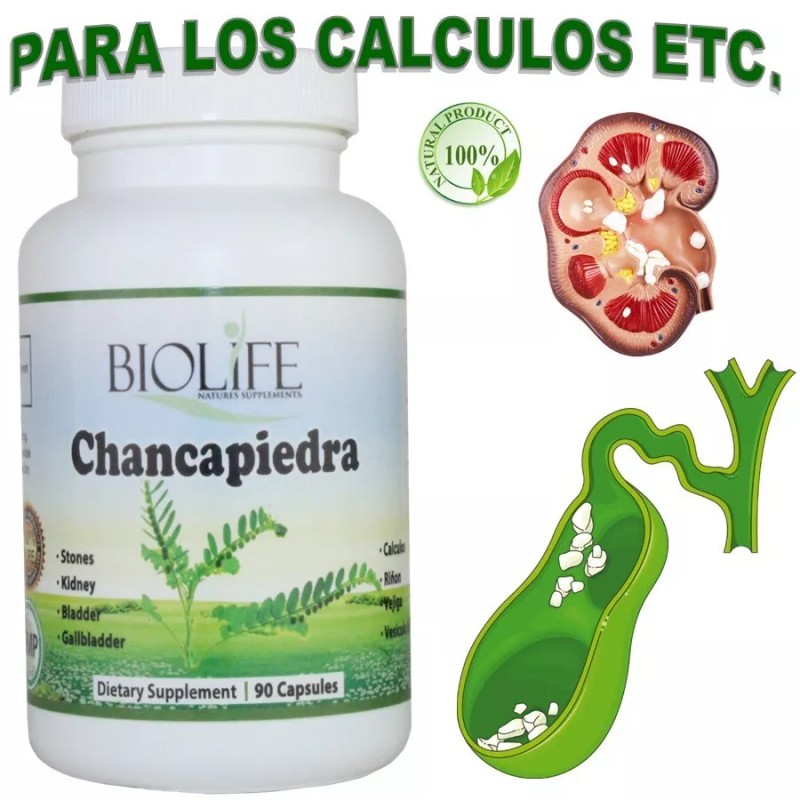 Bio Life CHANCA PIEDRA PARA LOS CALCULOS Y MAS