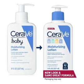 Ceravé Baby Crema Hidratante para bebés con Ceramidas y Ácido Hialurónico Repara la barrera cutanea 237ml