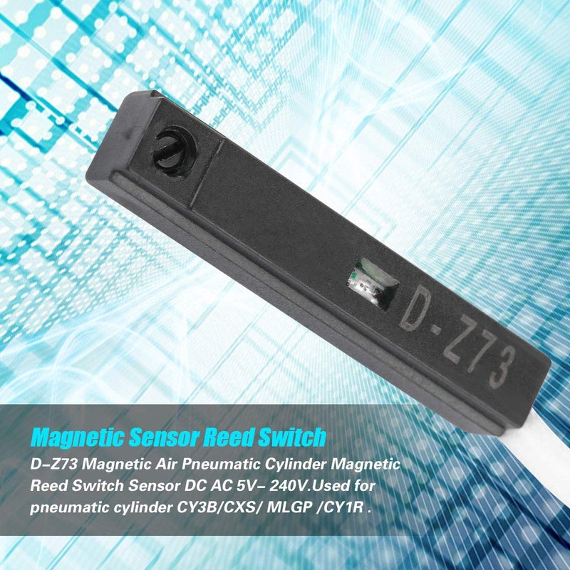 Oumefar D-Z73 Cylinder Switch Sensor Closer Magnetic Sensor Reed Switch