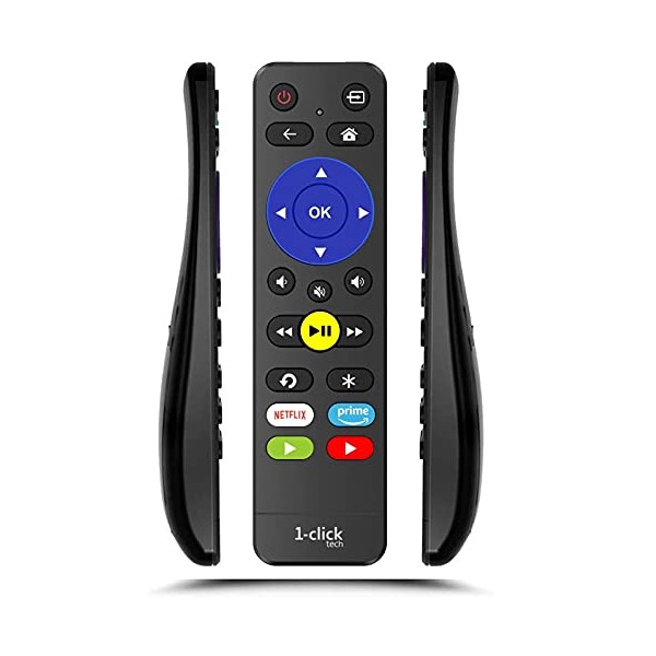 1-clicktech Remote Replacement for All Roku TV Brands and Roku