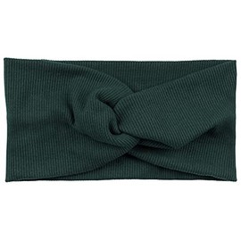 styleBREAKER hairband in a fine rib look with bow, headband, ladies, 04026009, Colour:Dark Green