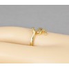 Gold Snake Ring Delicate Thin Skinny asp Cleopatra toga wrap