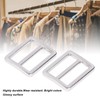 Hapivida Pack of 10 Adjustable Triglides Slides, 25 mm Metal