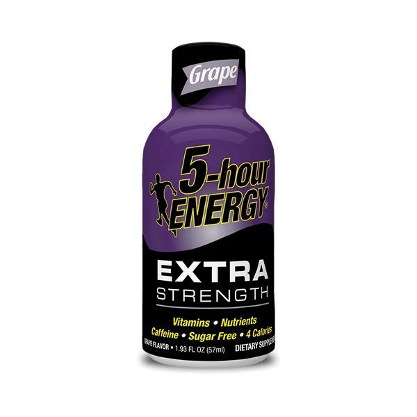 5-Hour Energy Grape Flavoured Energy Drink (Extra Strength, 2 Pack)