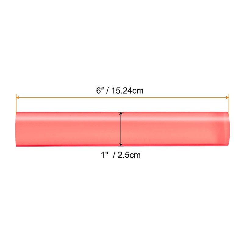 sourcing map 6 x 1 Inch Acrylic Clay Roll Solid
