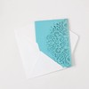 C-POSH Message Cards, Greeting Cards, Laser Cut, Pockets, Tri-Fold Lace