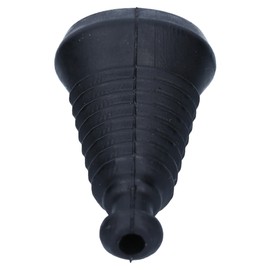 Pack of 10 Kalitec KALI01023 Superseal Rubber Grommets 3-Pin with Kink Protection Slats, Black, Kink Protection Sleeve for Vehicle Assembly, Resistant to Water, Oils, Mud, Corrosion Protection,