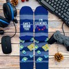 PanPacSight Gaming Socks for Men, Fun Mid-Calf Socks with Game