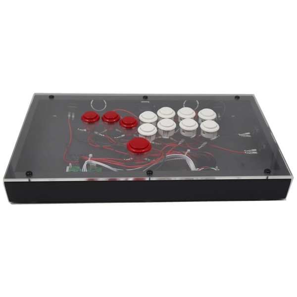 RAC-J800B-PC DIY All Buttons Leverless Style Arcade Joystick Game Controller