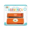 KaKo'o Music 2-Piece Stainless Steel Harmonica Set - Golden Orange