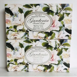 Saponificio Artigianale Fiorentino 2-Pack Saponificio ~ Gardenia Scented Bar Soap from Italy 6 bars 4.40 oz Each