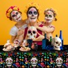 DPKOW Sugar Skull Tablecloth Day of The Dead Decorations Dia