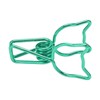 100Pcs Kitten Binder Clips Cute Animal Style Strong Clamping Hollow