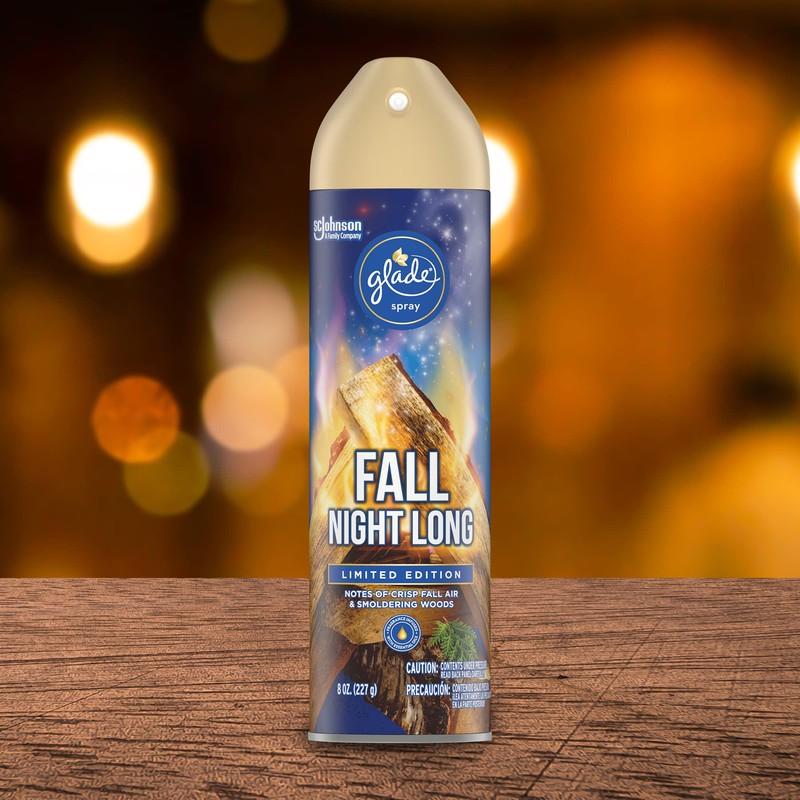 Glade Air Freshener, Room Spray, Fall Night Long, 8 Oz