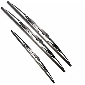 Recambo Windscreen Wiper Front and Rear Compatible with Mercedes A Class W168 | Vaneo W414 (Set of 3: 600 mm / 350 mm / 650 mm)